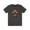 I was born of fire-Devil Firefighter Short Sleeve Shirt.