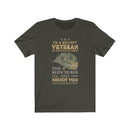 US Military Veteran The Good Fight A Grumpy Old Unisex Short Sleeve Shirt.