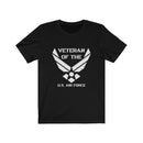 US Military Wing Classic Military Veteran Unisex Short Sleeve Shirt.