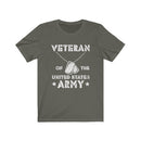 US Army Proud of Veteran of the United State Unisex Short Sleeve Shirt.