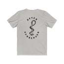 No Surrender T-Shirt-Black Snake Eating Sword.