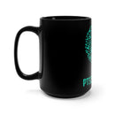 Support PTSD Awareness: Black Mug 15oz - Spreading Understanding and Empathy