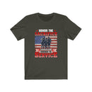 US Military Honor The Sacrifice Remember The Service Unisex Short Sleeve Shirt.