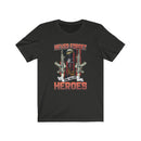 US Military Veteran Never Forget Our Fallen Heroes Unisex Short Sleeve Shirt.