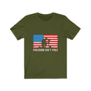 US Military Freedom Is Not Free Veteran Military Unisex Short Sleeve Shirt.