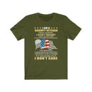 US Military I'M A Grumpy Veteran Unisex Short Sleeve Shirt.