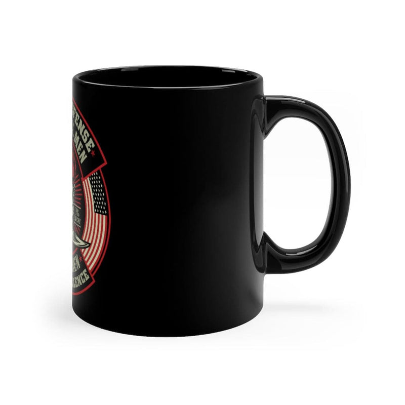 The Best Defense Against Evil Men Coffee Mug-Military Coffee Cup.