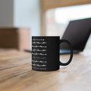 Correctional Officer Coffee Mug-Thin Gray Line Barbed Wire Flag Coffee Cup.