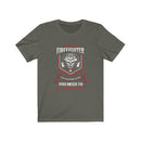 I'm a nice Firefighter Unisex Short Sleeve Shirt.