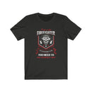 I'm a nice Firefighter Unisex Short Sleeve Shirt.