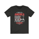 US Military This Is America We Eat Meat We Drink Beer Unisex Short Sleeve Shirt.