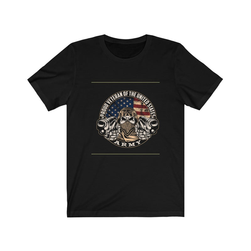 US Air Force Proud veteran of United States Army Unisex Short Sleeve Shirt.