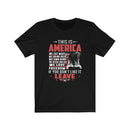 US Military This Is America We Eat Meat We Drink Beer Unisex Short Sleeve Shirt.