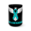Rise of The Phoenix - PTSD Awareness Black 15oz Durable Ceramic Mug