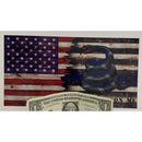 Enough is Enough Don’t Tread on Me Gadsden Police Decal-American Thin Blue Line Flag.