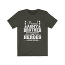 US Military Proud Army Brothers Veteran Unisex Short Sleeve Shirt.