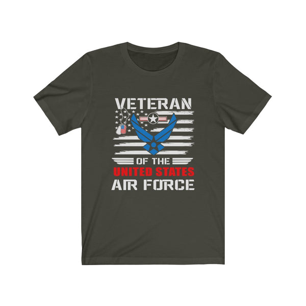 US Military  Veteran of The United State Military Unisex Short Sleeve Shirt.