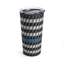 Praying Officers Thin Blue Line Flag-Police Officer Tumbler 20oz.