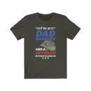 US Military I'M A Dad Grandpa And A Veteran Unisex Short Sleeve Shirt.