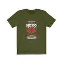 Save one life you're a hero Save a hundred your a Firefighter Short Sleeve Shirt.
