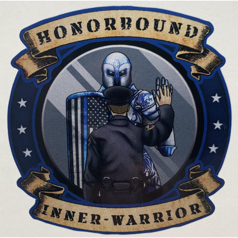 Honorbound Inner-Warrior Reflective Decal.