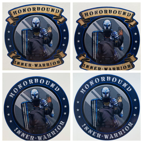 Honorbound Inner-Warrior Reflective Decal.