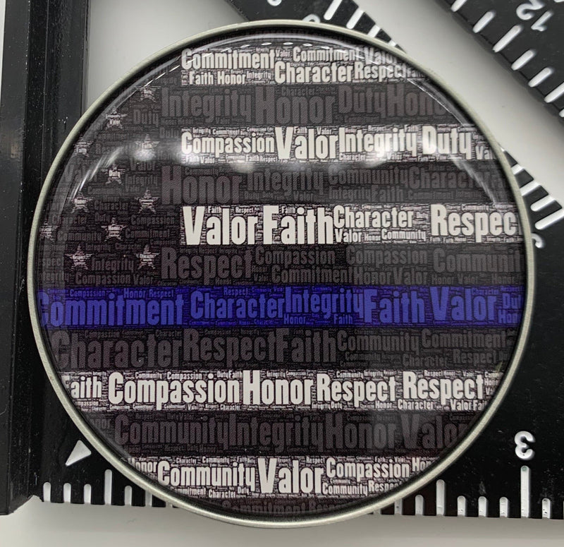 Back The Blue Sheriff’s Deputy Challenge Coin-White Male.