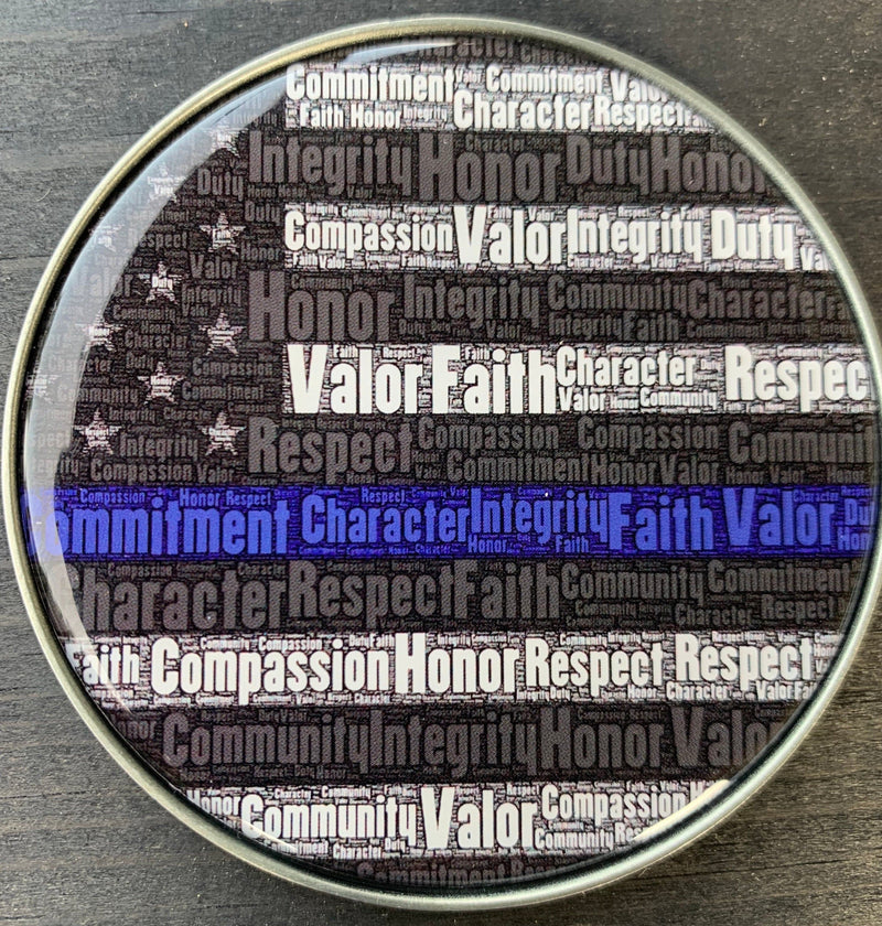 Back The Blue Sheriff’s Deputy Challenge Coin-White Male.
