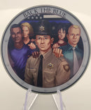 Back The Blue Sheriff’s Deputy Challenge Coin-White Male.