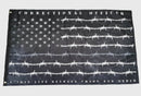 Correctional Officer Thin Gray Line Flag-Barbed Wire.