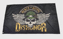 Military Flag-Soldier Skull-Death Before Dishonor.