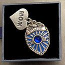 Police Necklace-Thin Blue Line Mom Necklace.