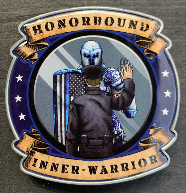 Honorbound Inner-Warrior Challenge Coin.