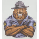 MO State Trooper Bear Only Sticker.