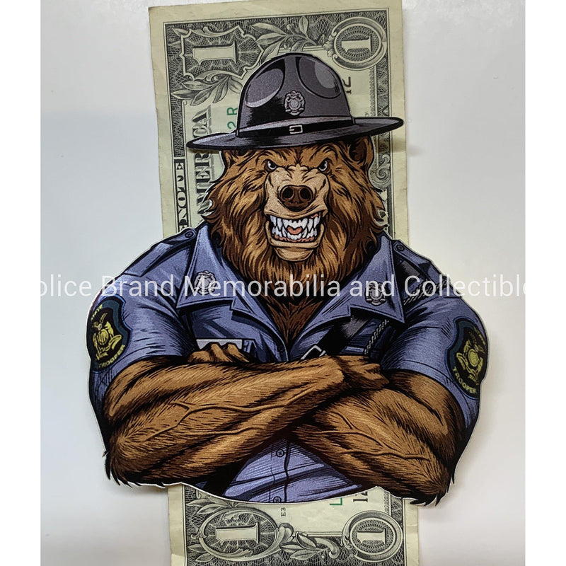 MO State Trooper Bear Only Sticker.