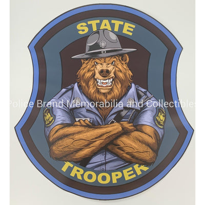 MO State Trooper Bear Sticker