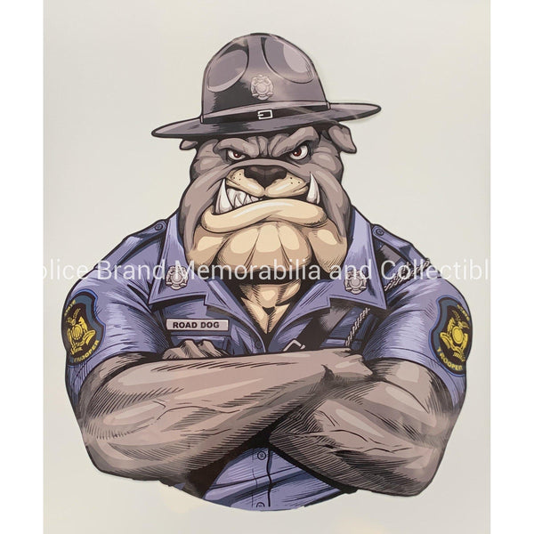 MO State Trooper Bulldog Only Sticker
