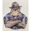 MO State Trooper Bulldog Only Sticker.