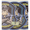 MO State Trooper Bulldog Sticker.
