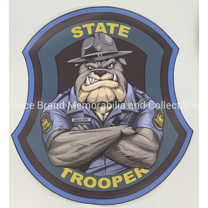 MO State Trooper Bulldog Sticker.