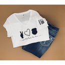 Peace Love Back the Blue Shirt.