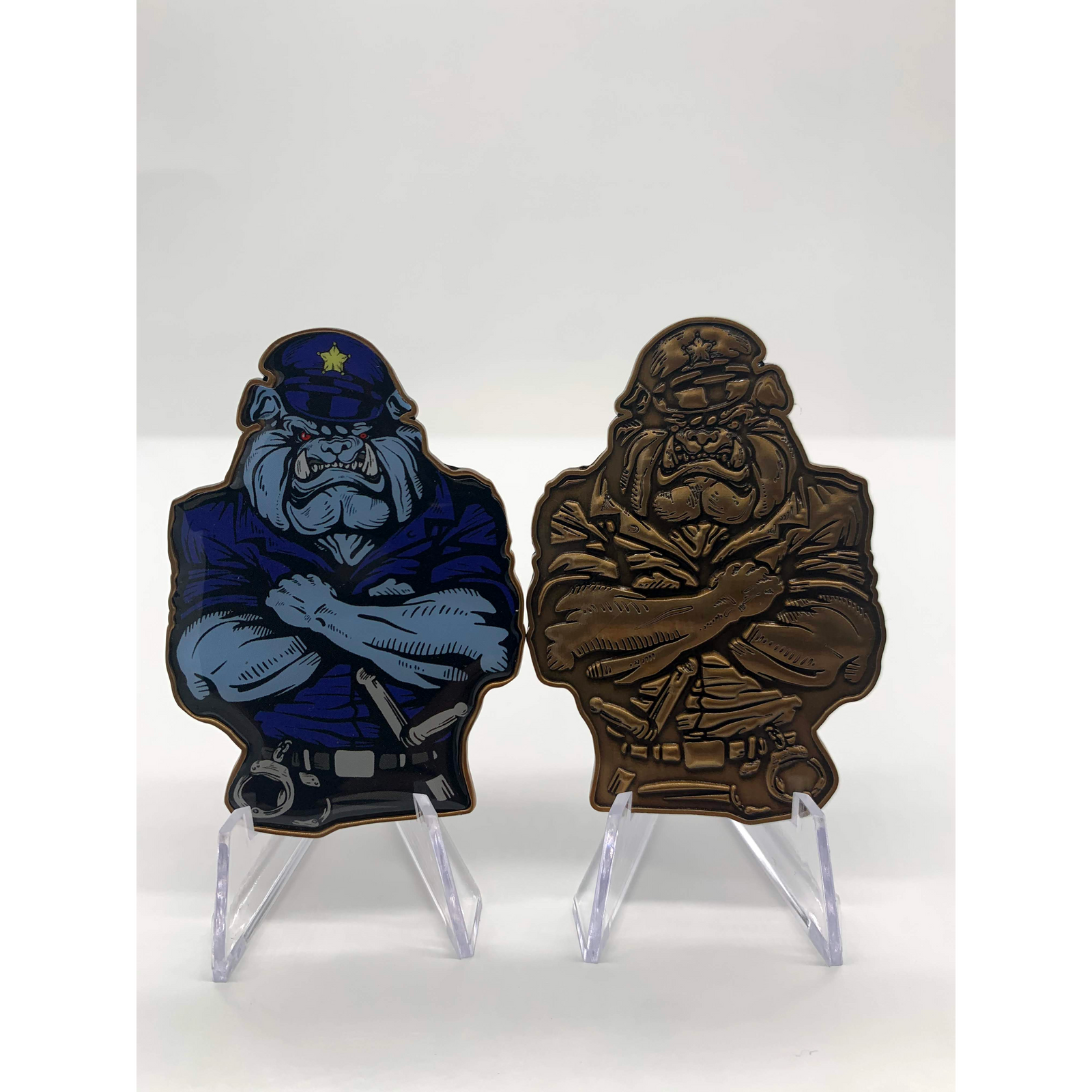 Police Bulldog Challenge Coin