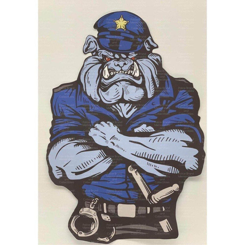 Police Bulldog Sticker.