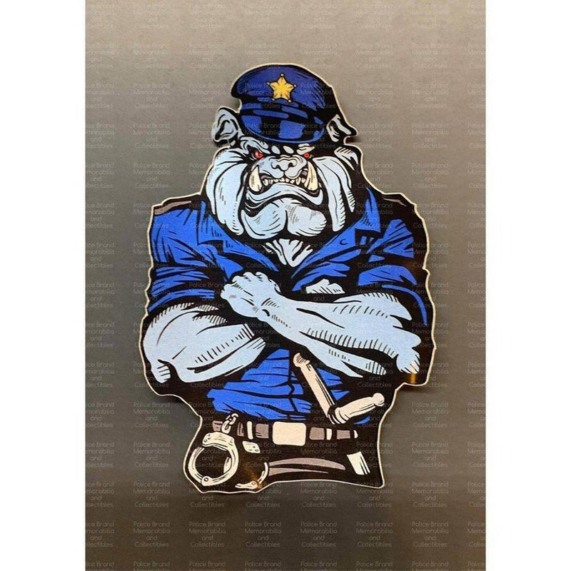 Police Bulldog Sticker.