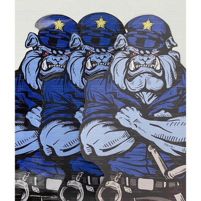 Police Bulldog Sticker