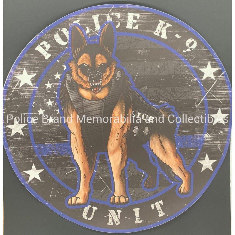 Police K9 Unit Sticker.